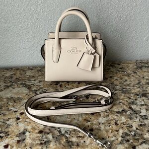 Coach Ivory Mini Andrea Carryall